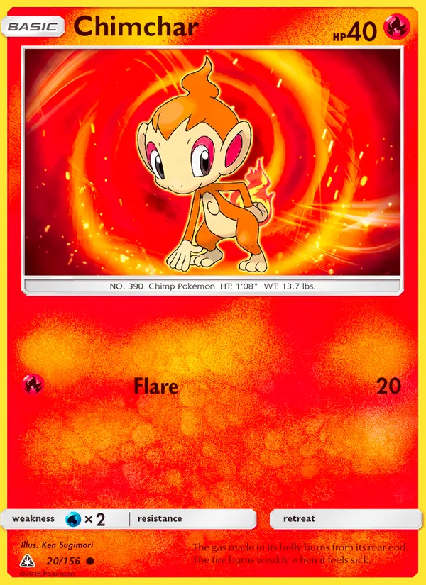Chimchar, Ultra Prism 020/156