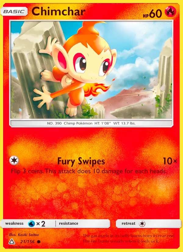 Chimchar, Ultra Prism 021/156