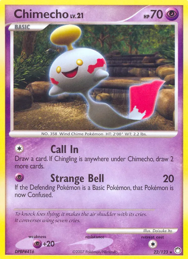 Chimecho, Mysterious Treasures 022/123