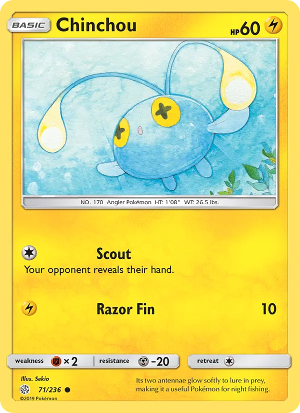 Chinchou, Cosmic Eclipse 071/236