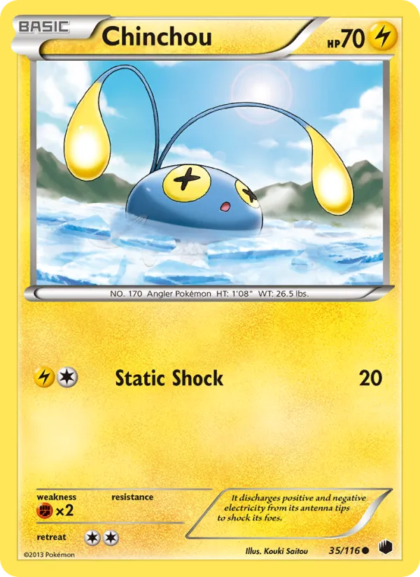 Chinchou, Plasma Freeze 035/116