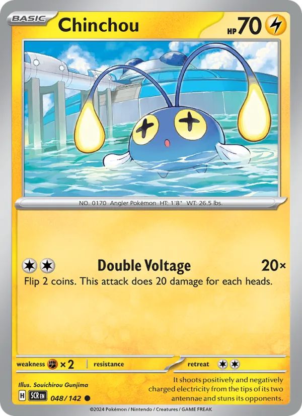 Chinchou, Stellar Crown 048/142