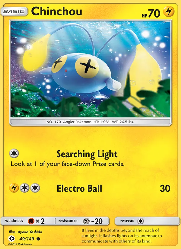 Chinchou, Sun & Moon 049/149