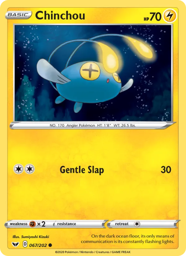 Chinchou, Sword & Shield 067/202