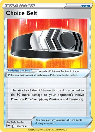 Choice Belt, WC Deck 2022 (Ice Rider Palkia) 135/172