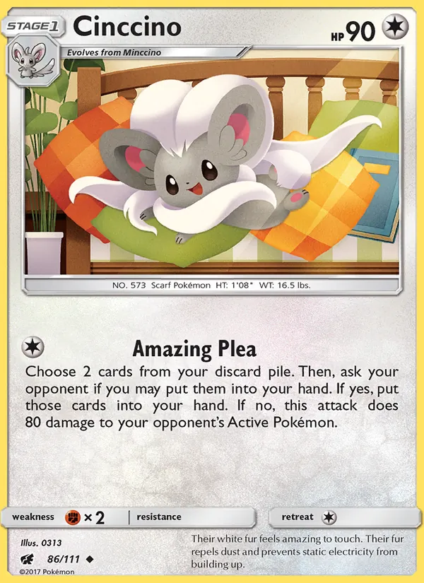 Cinccino, Crimson Invasion 086/111
