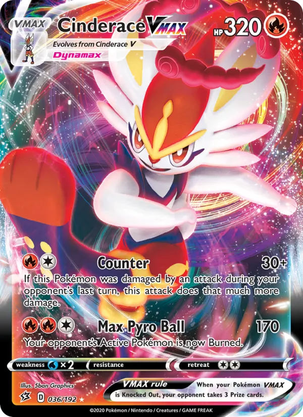 Cinderace VMAX, Rebel Clash 036/192