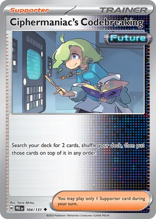 Ciphermaniac's Codebreaking, Prismatic Evolutions 104/131