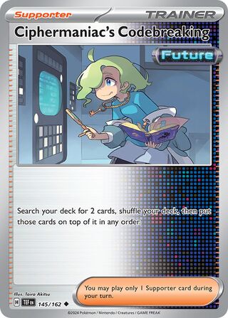 Ciphermaniac's Codebreaking, Play! Pokémon Prize Pack Series Five 145/162