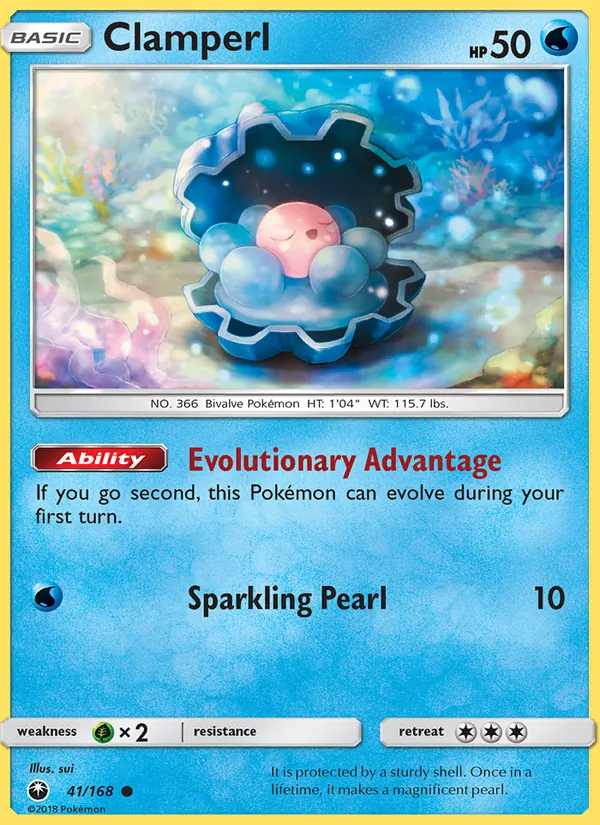 Clamperl, Celestial Storm 041/168