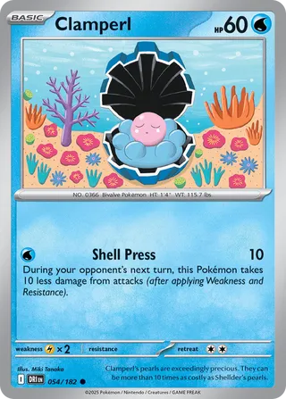 Clamperl, Destined Rivals 054/182