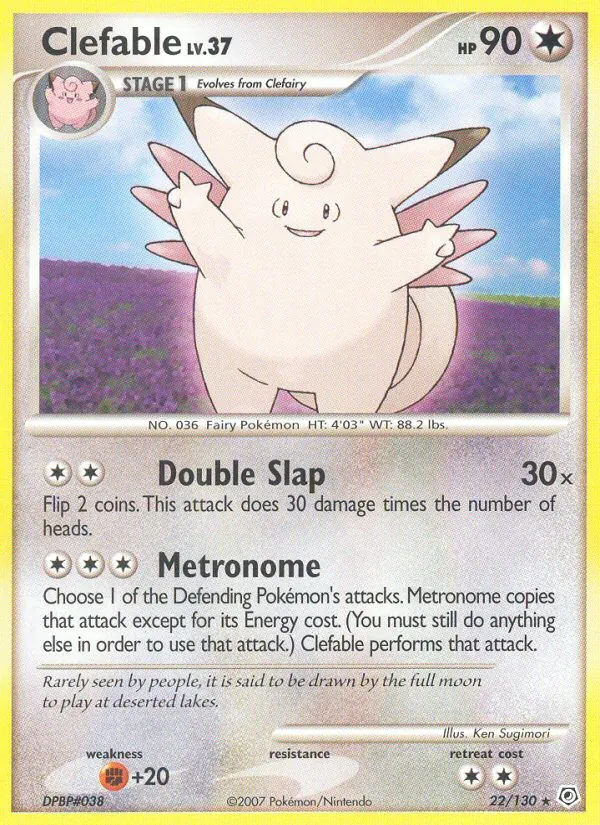 Clefable, Diamond & Pearl 022/130