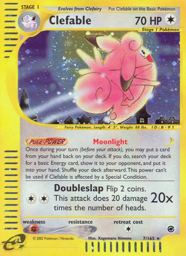 Clefable, Expedition Base Set 007/165