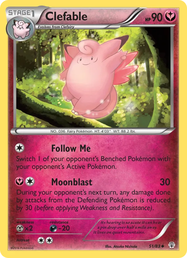 Clefable, Generations 051/083