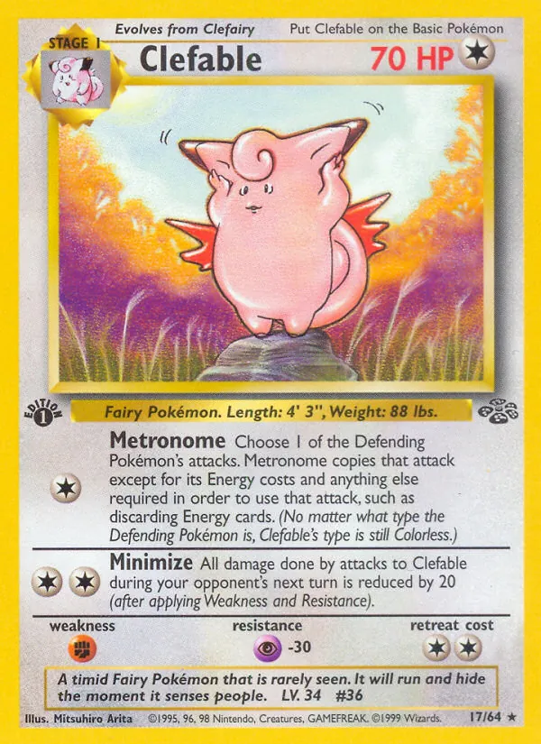 Clefable, Jungle 017/064