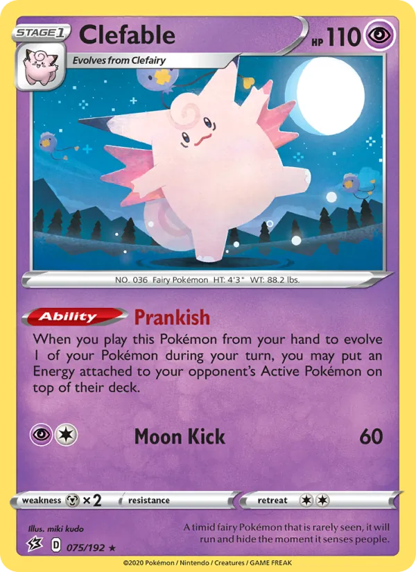 Clefable, Rebel Clash 075/192