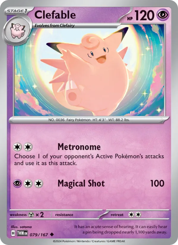 Clefable, Twilight Masquerade 079/167