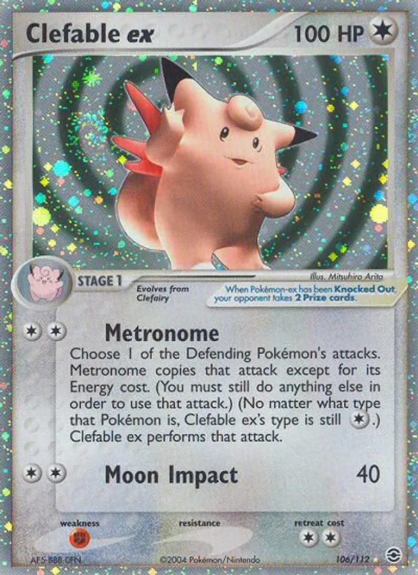 Clefable EX, FireRed & LeafGreen 106/112