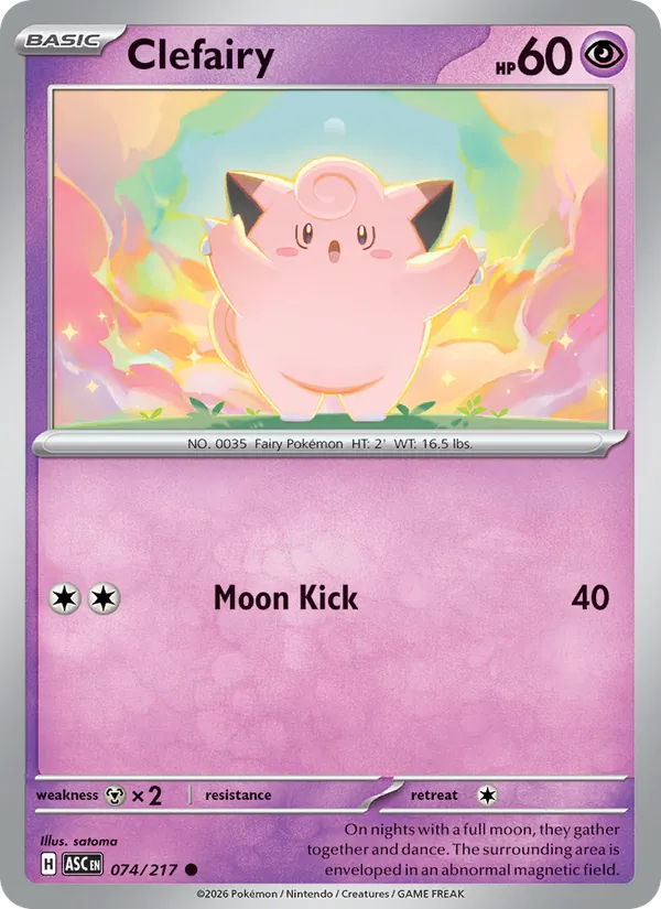 Clefairy, Ascended Heroes 074/217