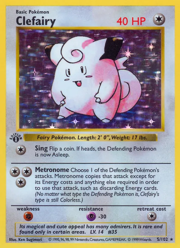 Clefairy, Base 005/102