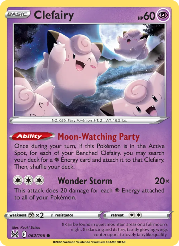 Clefairy, Lost Origin 062/196
