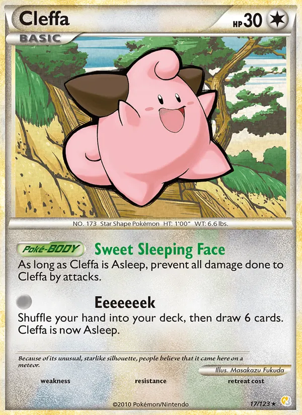 Cleffa, HeartGold & SoulSilver 017/123