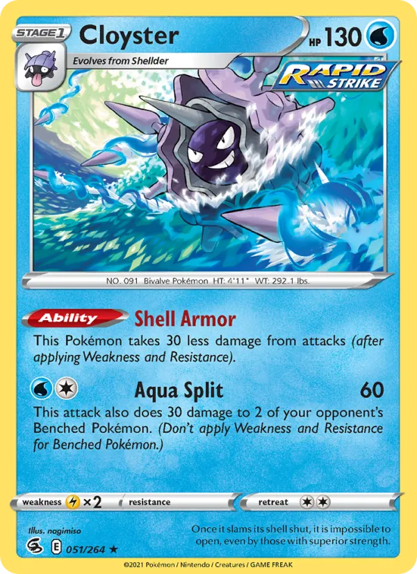Cloyster, Fusion Strike 051/264