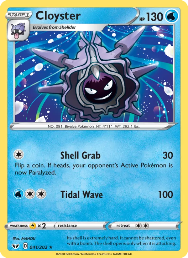 Cloyster, Sword & Shield 041/202