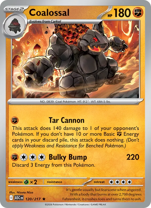 Coalossal, Ascended Heroes 120/217