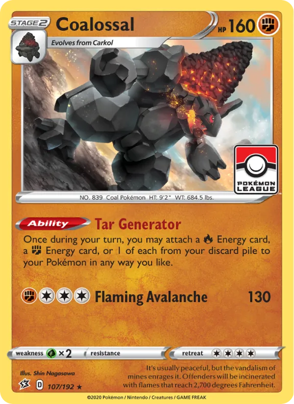 Coalossal, Rebel Clash 107/192