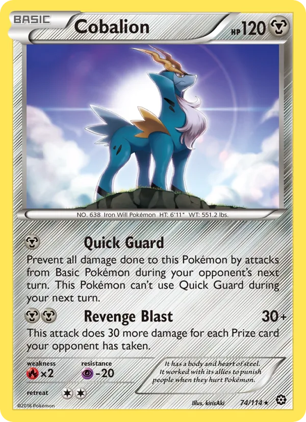 Cobalion, Steam Siege 074/114