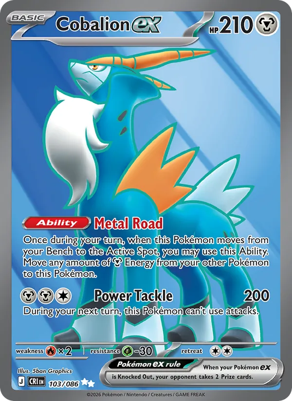 Cobalion EX, Chaos Rising 103/086