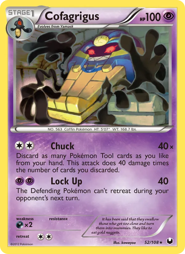 Cofagrigus, Dark Explorers 052/108