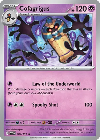 Cofagrigus, Surging Sparks 083/191