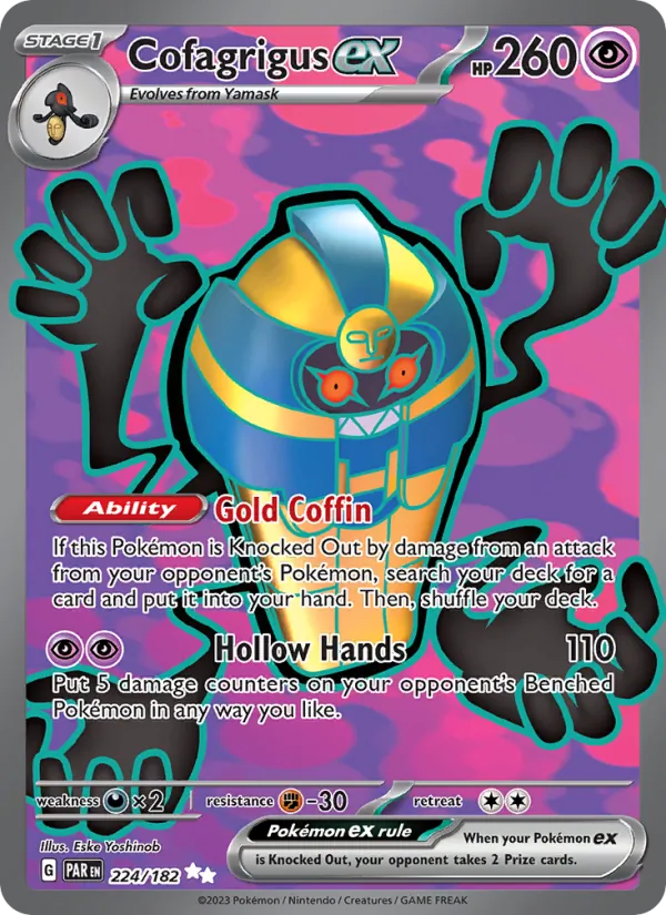 Cofagrigus EX, Paradox Rift 224/182