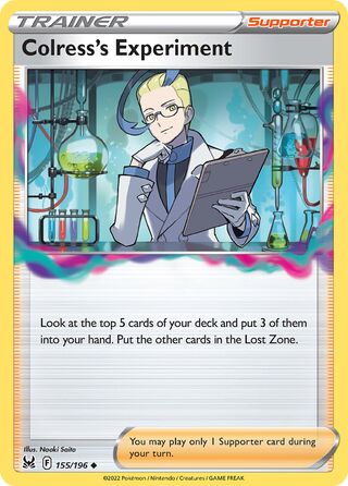 Colress's Experiment, Play! Pokémon Prize Pack Series Three 155/196