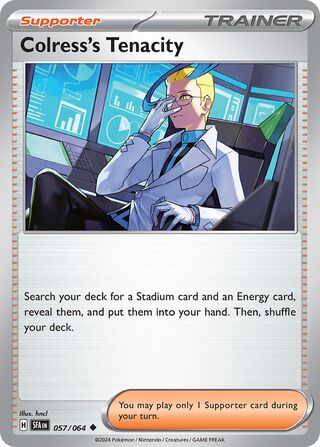 Colress's Tenacity, Gym Series Two 057/064