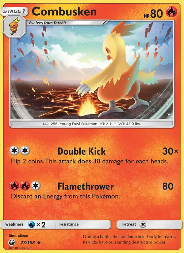 Combusken, Celestial Storm 027/168