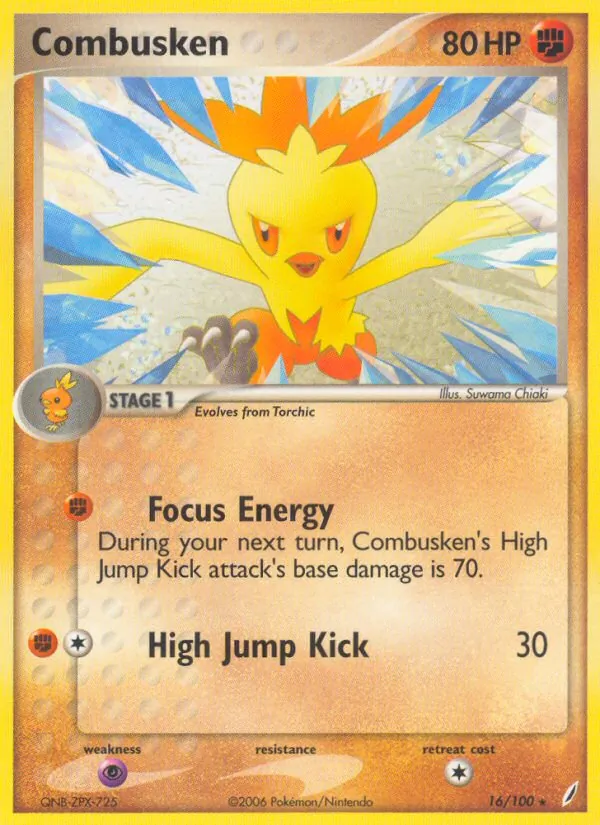 Combusken, Crystal Guardians 016/100