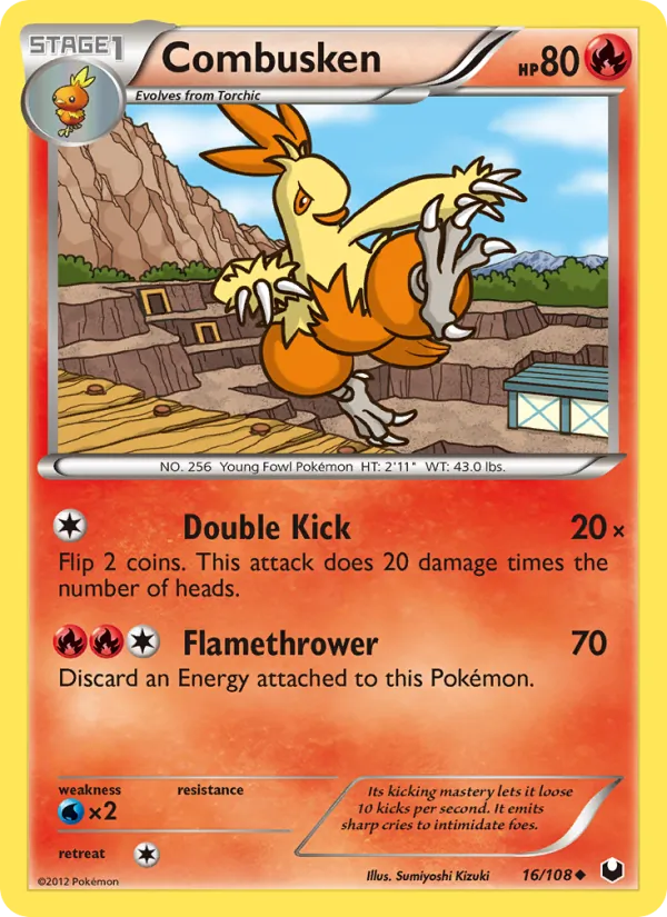 Combusken, Dark Explorers 016/108