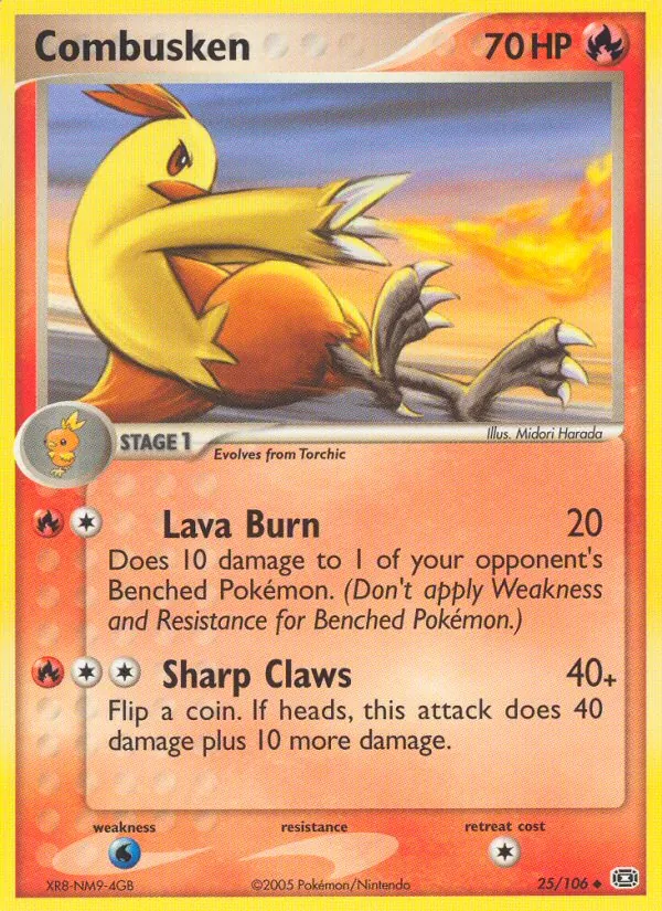 Combusken, Emerald 025/106