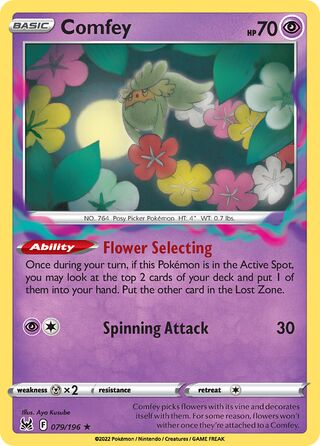 Comfey, Play! Pokémon Prize Pack Series Three 079/196