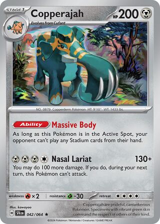 Copperajah, Play! Pokémon Prize Pack Series Six 042/064