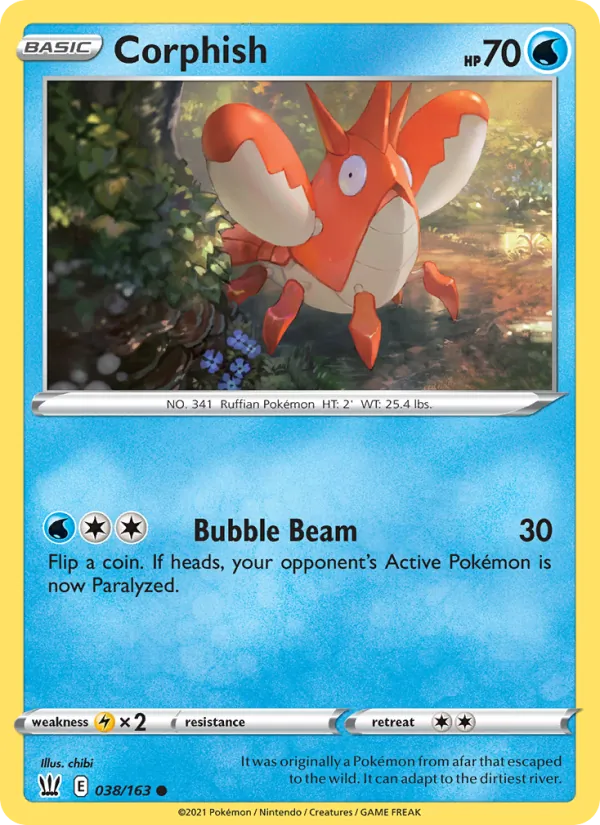 Corphish, Battle Styles 038/163