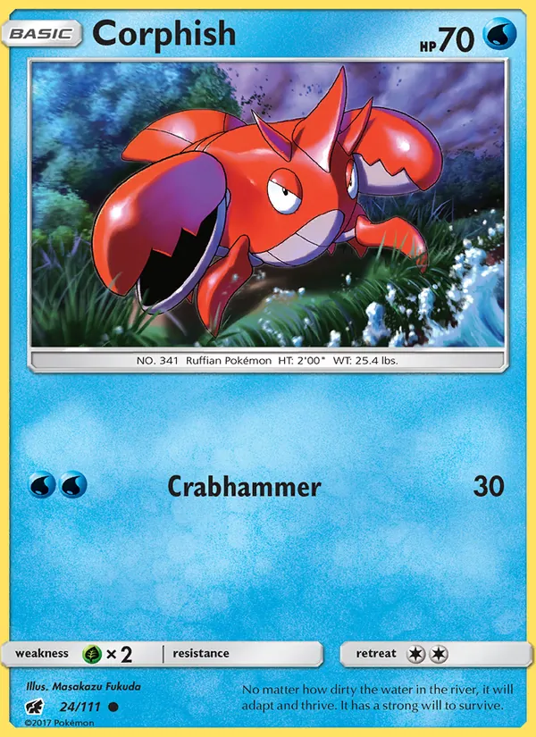 Corphish, Crimson Invasion 024/111