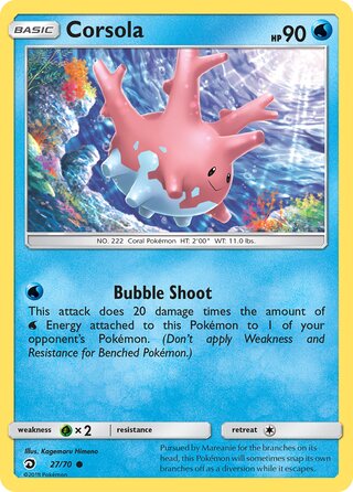 Corsola, Dragon Majesty 027/070