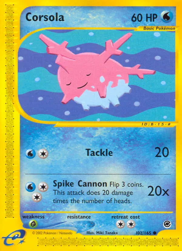Corsola, Expedition Base Set 102/165