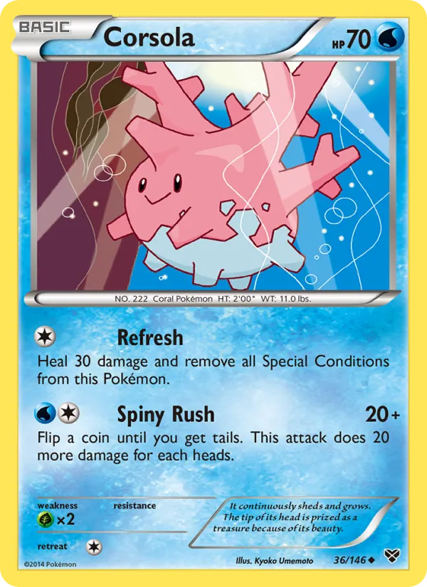 Corsola, XY 036/146