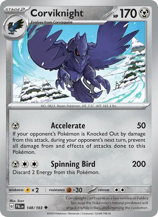 Corviknight, Paldea Evolved 148/193