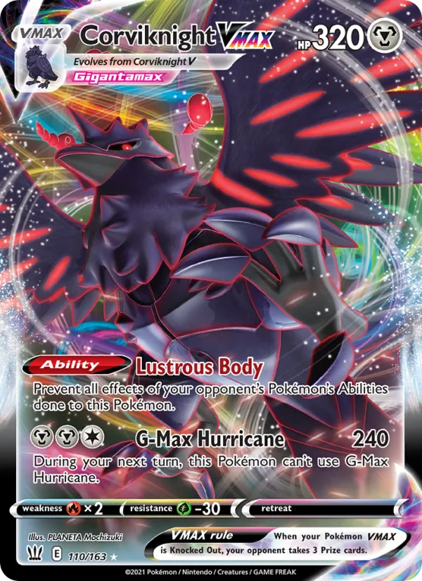 Corviknight VMAX, Battle Styles 110/163